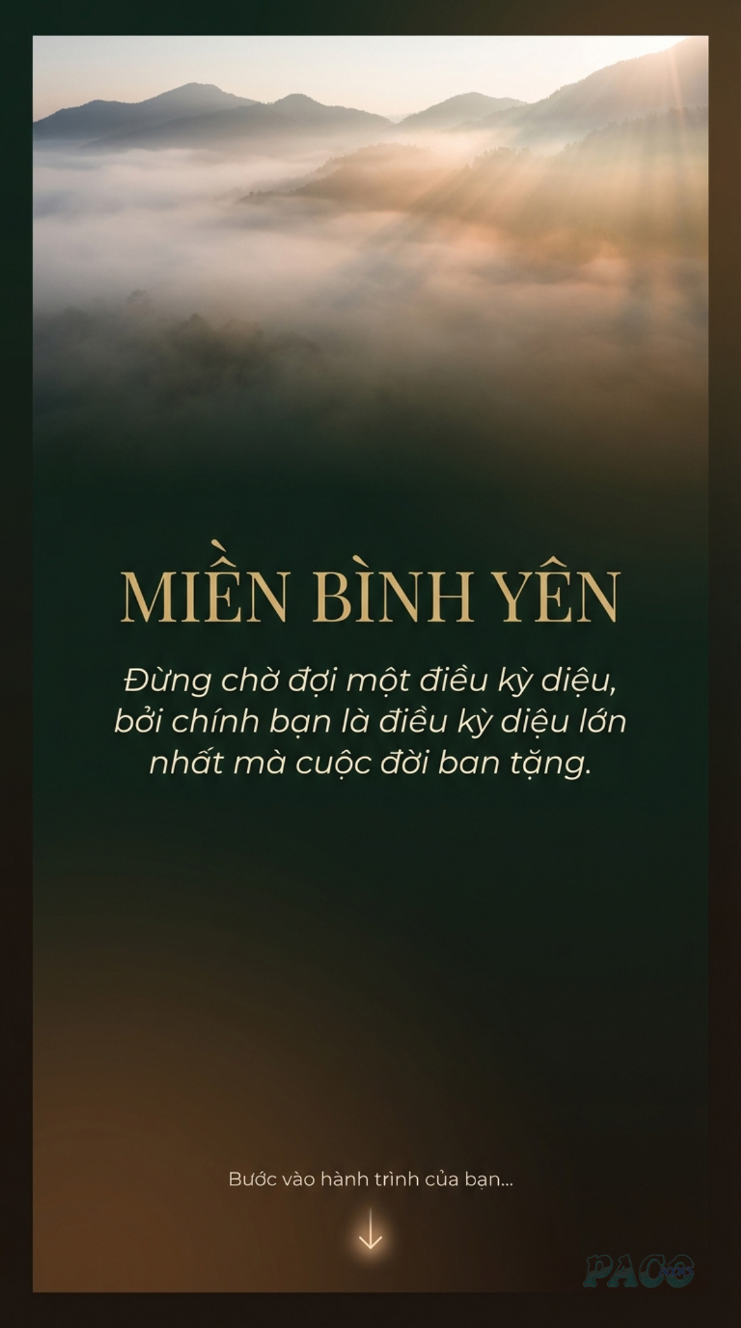 Miền Bình Yên - Đừng chờ đợi điều kỳ diệu vì chính bạn là điều kỳ diệu
