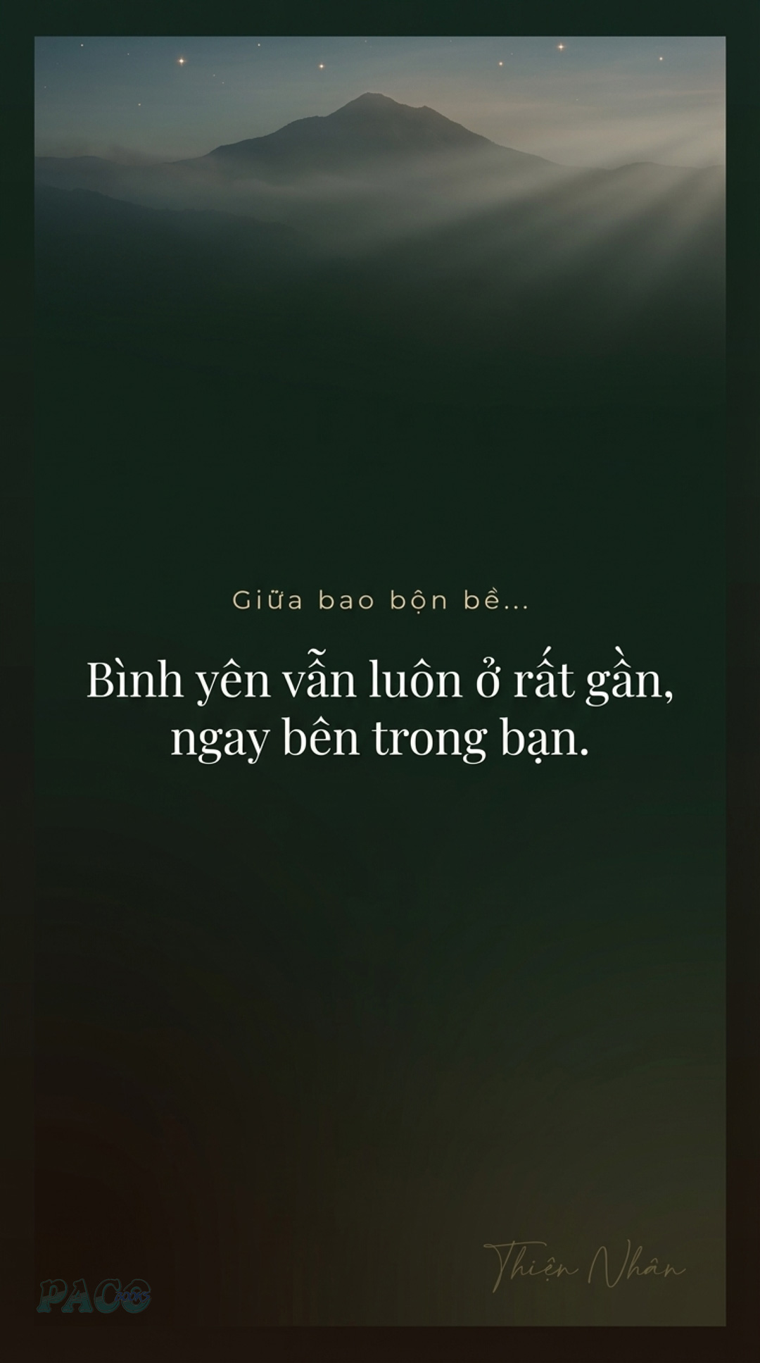 Hít một hơi thật sâu - Bình yên vốn vẫn luôn ở rất gần bạn