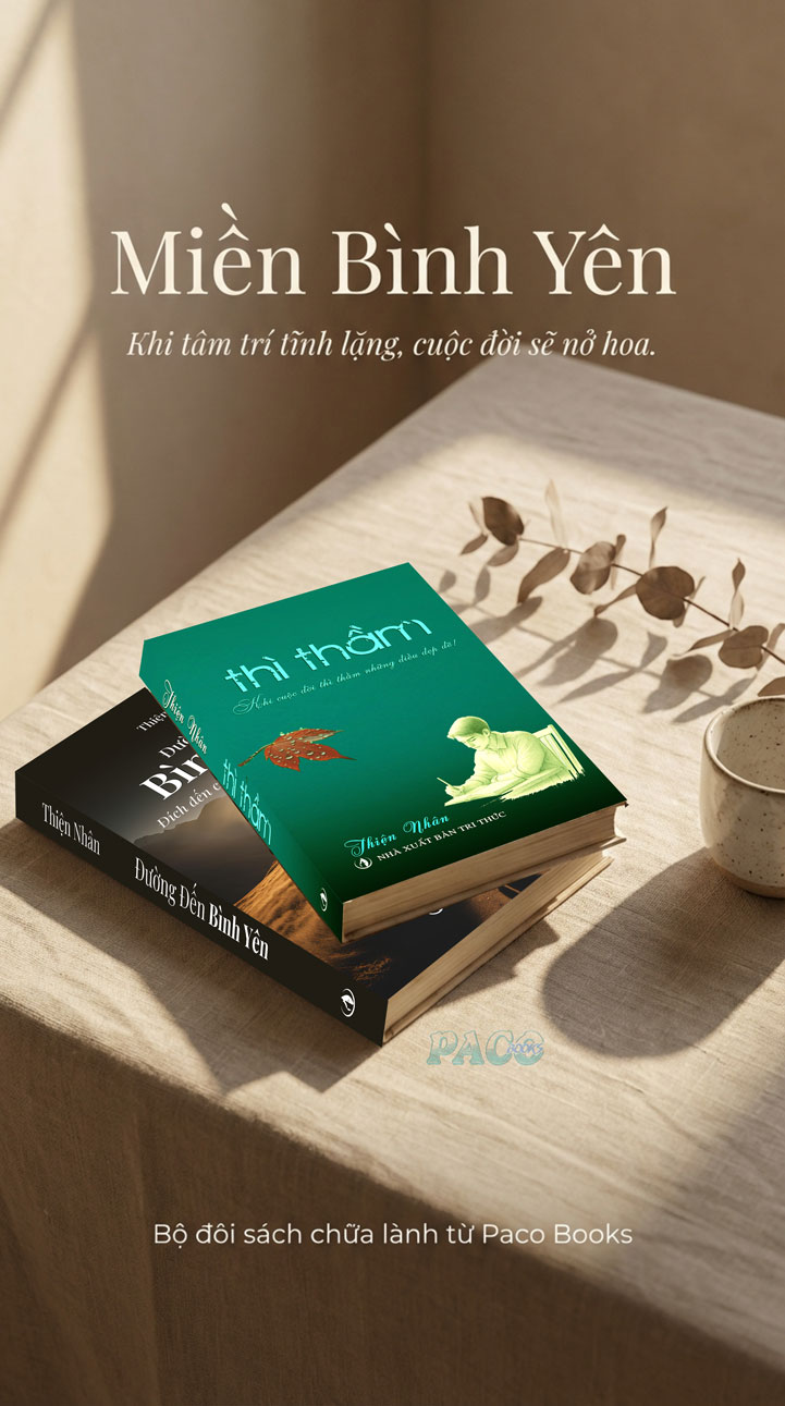 Bộ đôi sách Tự Do Tâm Trí - Tác giả Thiện Nhân