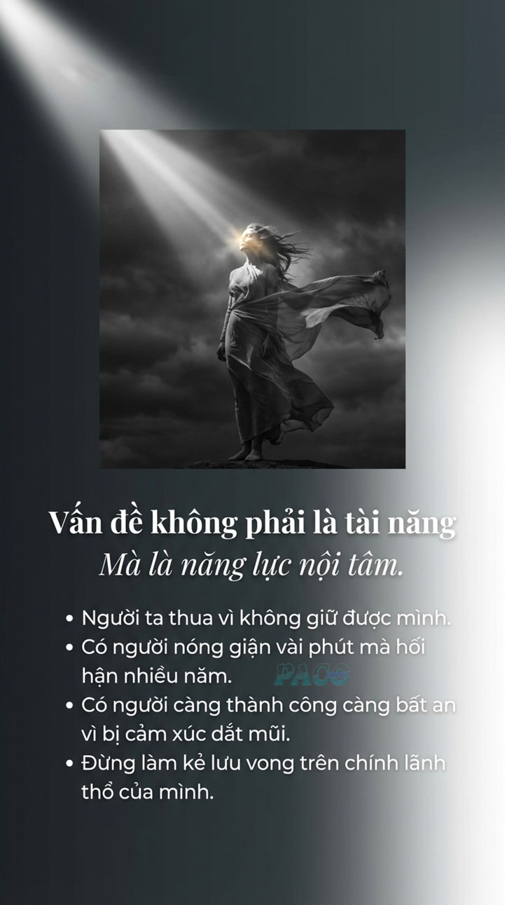 Chế ngự con ngựa hoang lôi kéo vào hối tiếc quá khứ